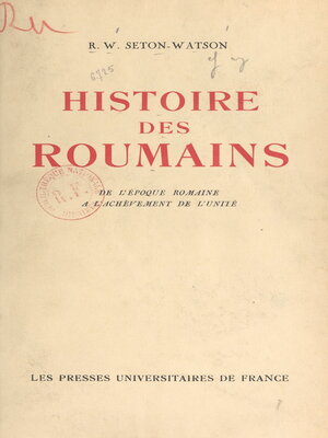 cover image of Histoire des Roumains